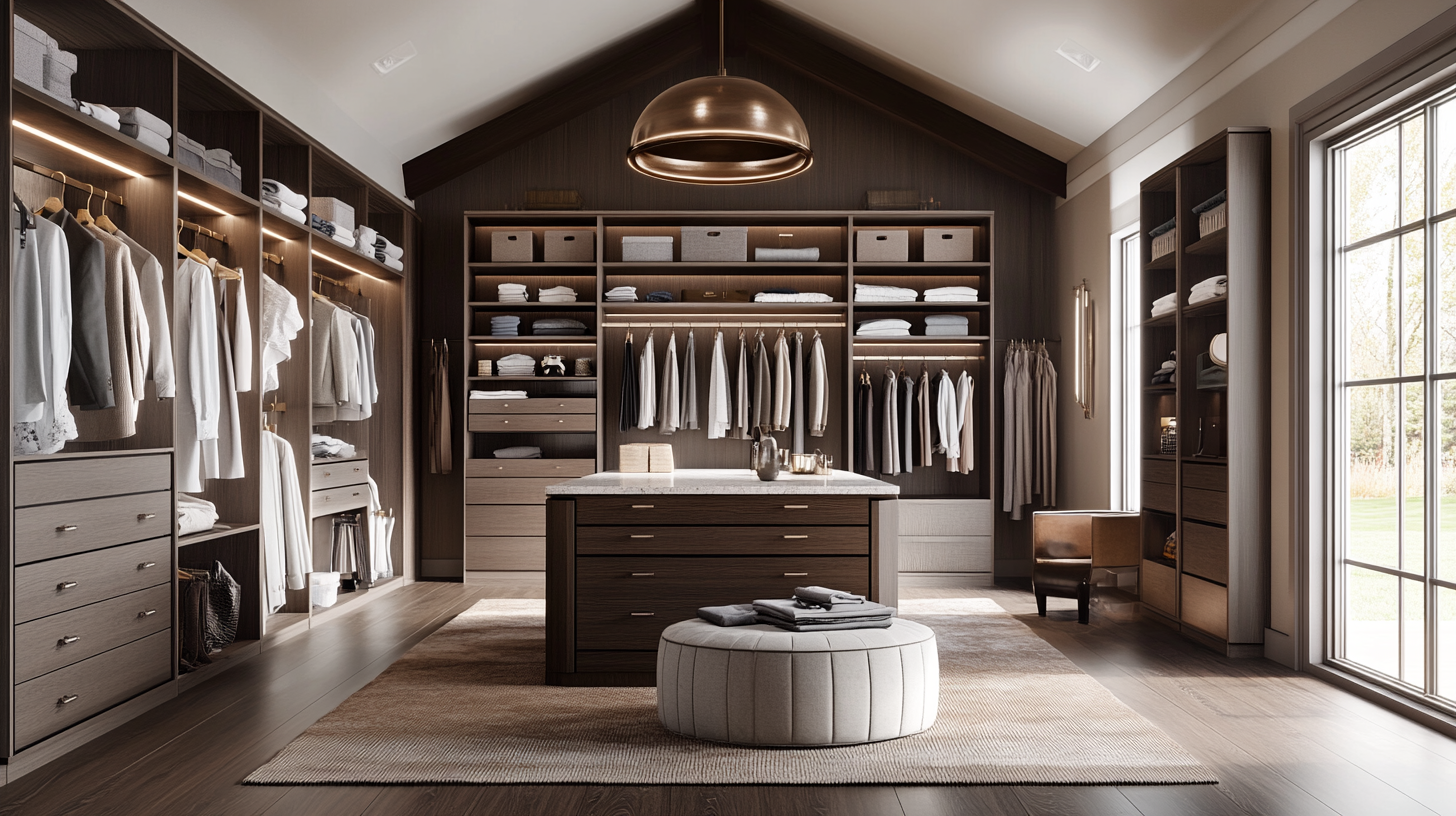 Custom Storage Layout Custom Storage Designs for Your Master Closet - Southern Stars